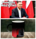 kubek-czarny-magic-fp-jmp-duda-07-prezent-stan-nowy