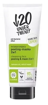Peelingująca Głęboko Oczyszczająca Maska 2w1 Na Zaskórniki Under Twenty