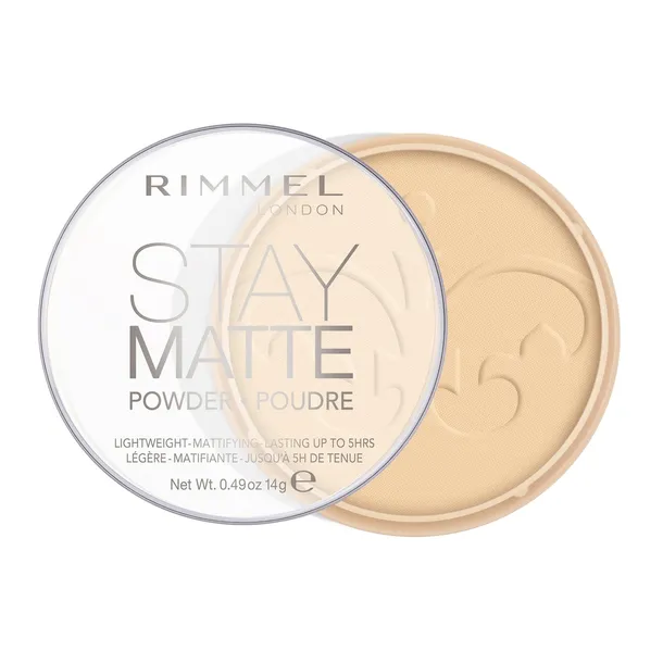 Rimmel Puder Matujący Transparentny Stay Matte 001 Do Twarzy Z Minerałami