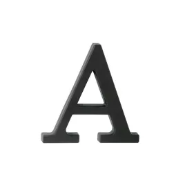 litera-na-dom-plastikowa-9cm-czarna-a