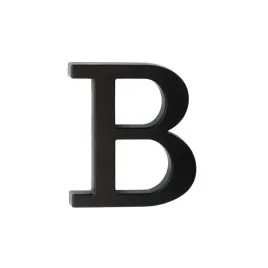 litera-na-dom-plastikowa-9cm-czarna-b