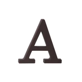 litera-na-dom-plastikowa-9cm-brazowa-a