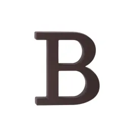 litera-na-dom-plastikowa-9cm-brazowa-b