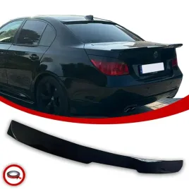 bmw-e60-tylna-dokladka-dach-daszek-spoiler-szyba-czarny-polysk