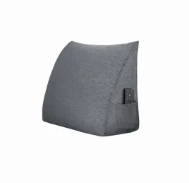 poduszka-lniana-trojkatna-szary-melanz-45-cm