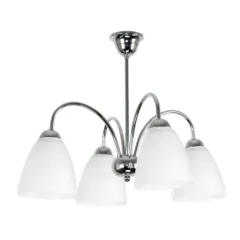 lampa-wiszaca-sufitowa-zyrandol-nad-stol-biale-klosze-chrom-led-4xe27