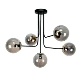 lampa-sufitowa-wiszaca-zyrandol-plafon-do-salonu-grafit-klosz-czarna-4xe14