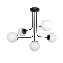 palfon-sufitowy-czarny-klasyczny-klosze-kule-szklane-biale-15-432-karina
