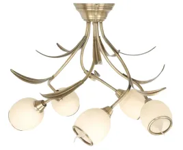 plafon-sufitowy-patyna-zloto-klosz-kremowy-ramka-markos-ecru-150p