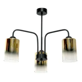 palfon-sufitowy-czarny-klasyczny-klosze-szklane-zloty-transparent-15-502-m