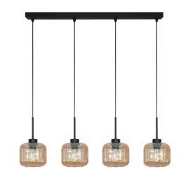 lampa-sufitowa-wiszaca-czarna-klosz-szklany-bursztynowy-beka-amber-15-011