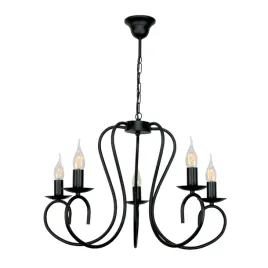 lampa-wiszaca-zyrandol-swiecznik-klasyczny-czarny-15-520-plomyk