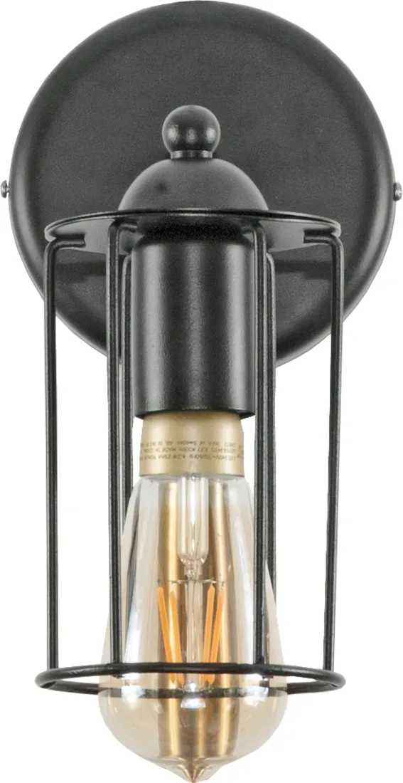 kinkiet-scienny-loft-drut-koszyk-led-e27
