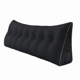 trojkatna-poduszka-pluszowa-czarna-200-cm