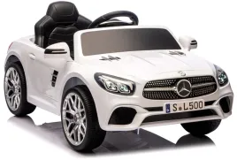 mercedes-sl500-bialy-piankowe-kola-eva-miekki-fotelik-licencja-akumulator