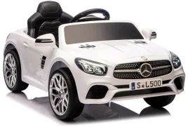 mercedes-sl500-bialy-piankowe-kola-eva-miekki-fotelik-licencja-akumulator