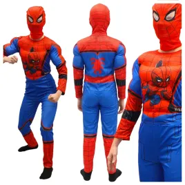 stroj-na-halloween-bal-przebierancow-spiderman-miesnie-dla-dzieci-4-6-lat