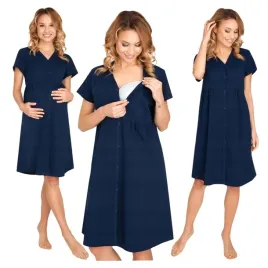 koszula-do-porodu-rozpinana-szpitala-nocna-ciazowa-bawelniana-granatowa-m