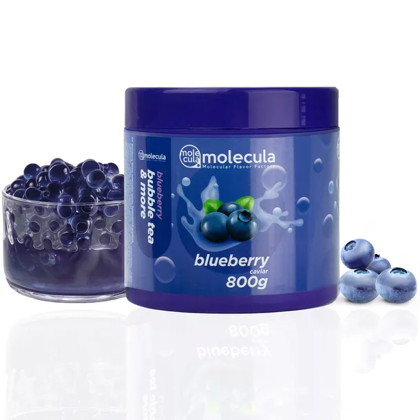 KULKI do BUBBLE TEA - MOLEKULARNY KAWIOR - Molecula - JAGODA 0,8 kg