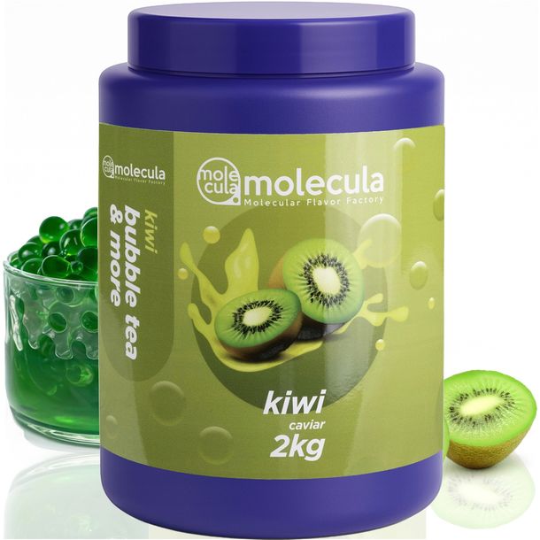 KULKI do BUBBLE TEA - MOLEKULARNY KAWIOR - Molecula - KIWI 2 kg