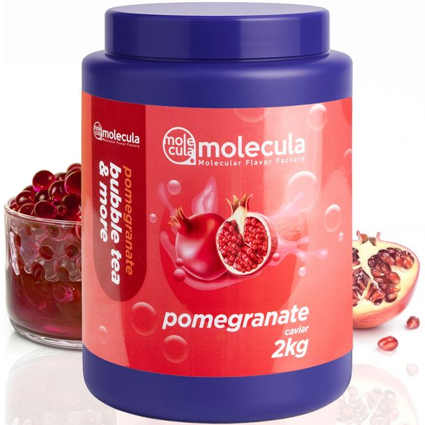 KULKI do BUBBLE TEA - MOLEKULARNY KAWIOR - Molecula - GRANAT 2 kg