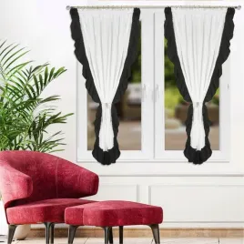 komplet-zaslon-dekoracyjnych-250x150-cm-biale-czarne-falbanka-tasma-zaslony