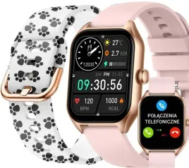 smartwatch-dziewczecy-rubicon-sms-kroki-polskie-menu-2-paski-w-komplecie