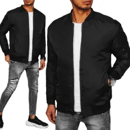 czarna-meska-kurtka-przejsciowa-bomber-jacket-tx4423-l