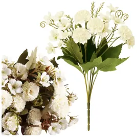 bukiet-gozdziki-biale-z-listkami-sztuczne-kwiaty-bukiet-stroik-wazon-30cm