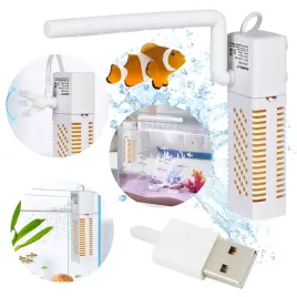 filtr-do-akwarium-bialy-z-deszczownica-3-koncowki-napowietrzanie-150l-h