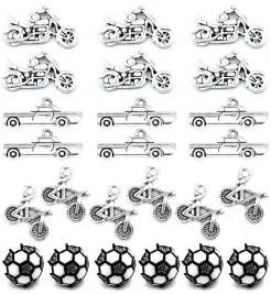 zawieszki-charms-pojazdy-motor-samochod-rower-pilka-walentynki-mix-24szt