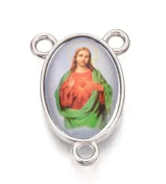 lacznik-do-rozanca-srodek-rozdzielacz-zawieszka-jezus-serce-jezusa-1szt