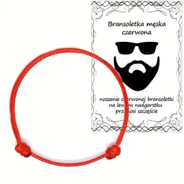 bransoletka-meska-czerwona-sznurek-nitka-szczescia-kabala