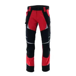 spodnie-robocze-cottonflex-do-pasa-czerwono-czarne-stretch-meskie-slim-48-m