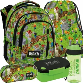 gaming-minecraft-plecak-dla-chlopaka-backup-do-podstawowki-komplet-5w1