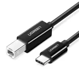 ugreen-kabel-do-drukarki-usb-c-usb-b-2m-czarny