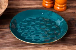 talerz-plytki-20-5-cm-dark-greenandgold