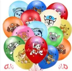 zestaw-balonow-urodziny-balony-dekoracja-40-szt-z-motywem-pieskow4-kolory