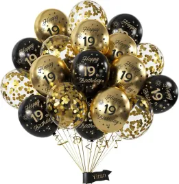 balony-na-19-urodziny-zestaw-z-konfetti-15-sztuk