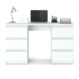biurko-szkolne-biale-mlodziezowe-szuflady-nowoczesne-matowe-do-biura-120-cm