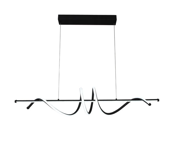LAMPA LED sufitowa wisząca EKO ŻYRANDOL LED nowoczesna + PILOT