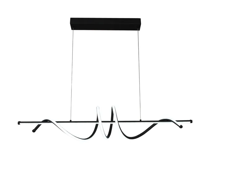 LAMPA LED sufitowa wisząca EKO ŻYRANDOL LED nowoczesna + PILOT