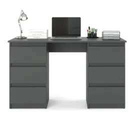biurko-antracyt120cm-biurko-szkolne-6-szuflad-stolik-dla-dziecka