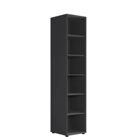 regal-na-ksiazki-maxido-45-cm-czarny-do-pokoju-mlodziezowego-6-polek-wysoki