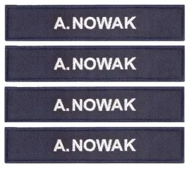 imiennik-policyjny-nazwisko-policyjne-identyfikator-policja-granatowy-4szt