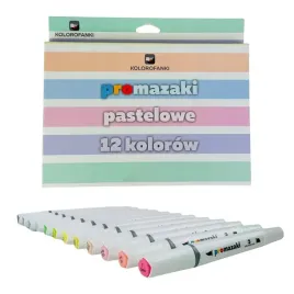 promazaki-pastelowe-zestaw-12-sztuk-markerow-z-dwoma-koncowkami