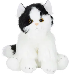 maskotka-pluszowy-kot-przytulanka-perski-24cm-czarno-bialy-miekka-zabawka