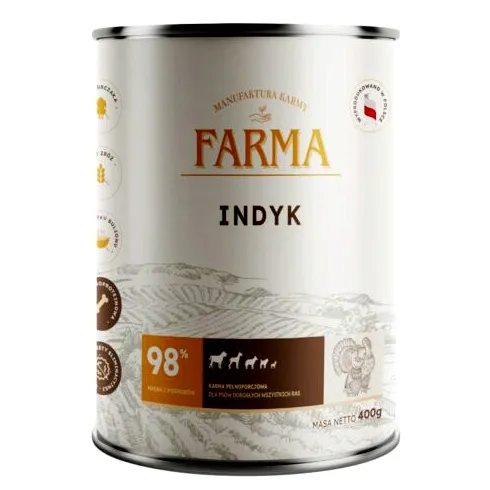 farma-select-indyk-400g-mokra-karma-dla-psow-marka-farma