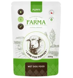farma-manufaktura-puppy-jagniecina-500g-mokra-karma-dla-psow