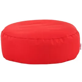 podnozek-ogrodowy-nylon-ozdobny-pufa-czerwony